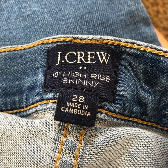 J Crew | 10” High Rise Skinny size 28 - Picture 7 of 9